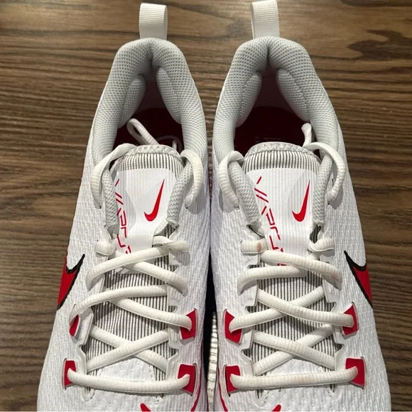 Size 11 Nike Vapor Edge Speed 360 2 Football Cleats White/Red FN7764-106 NEW